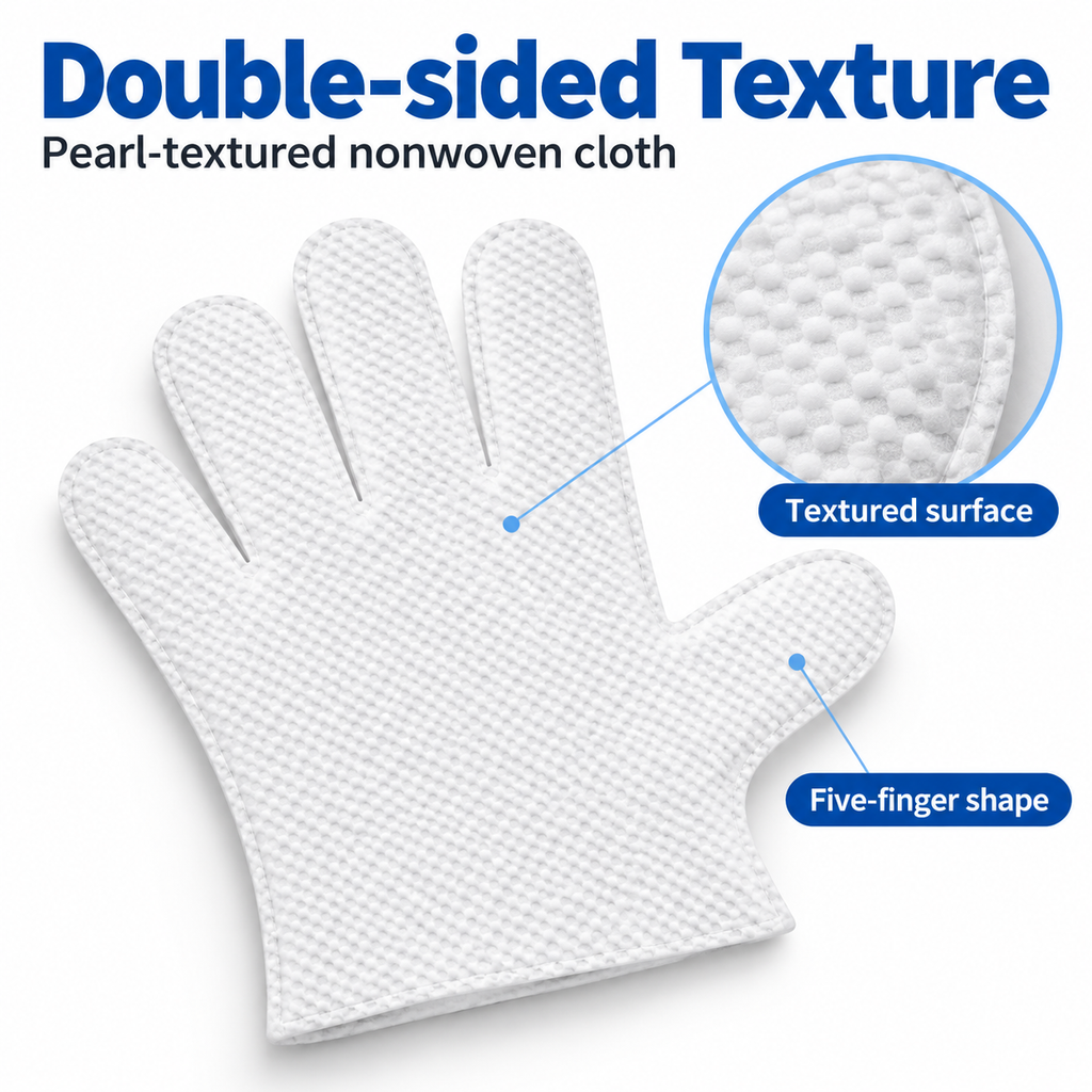 Waterless Pet Cleaning Gloves – Rinse-Free for Cats & Dogs