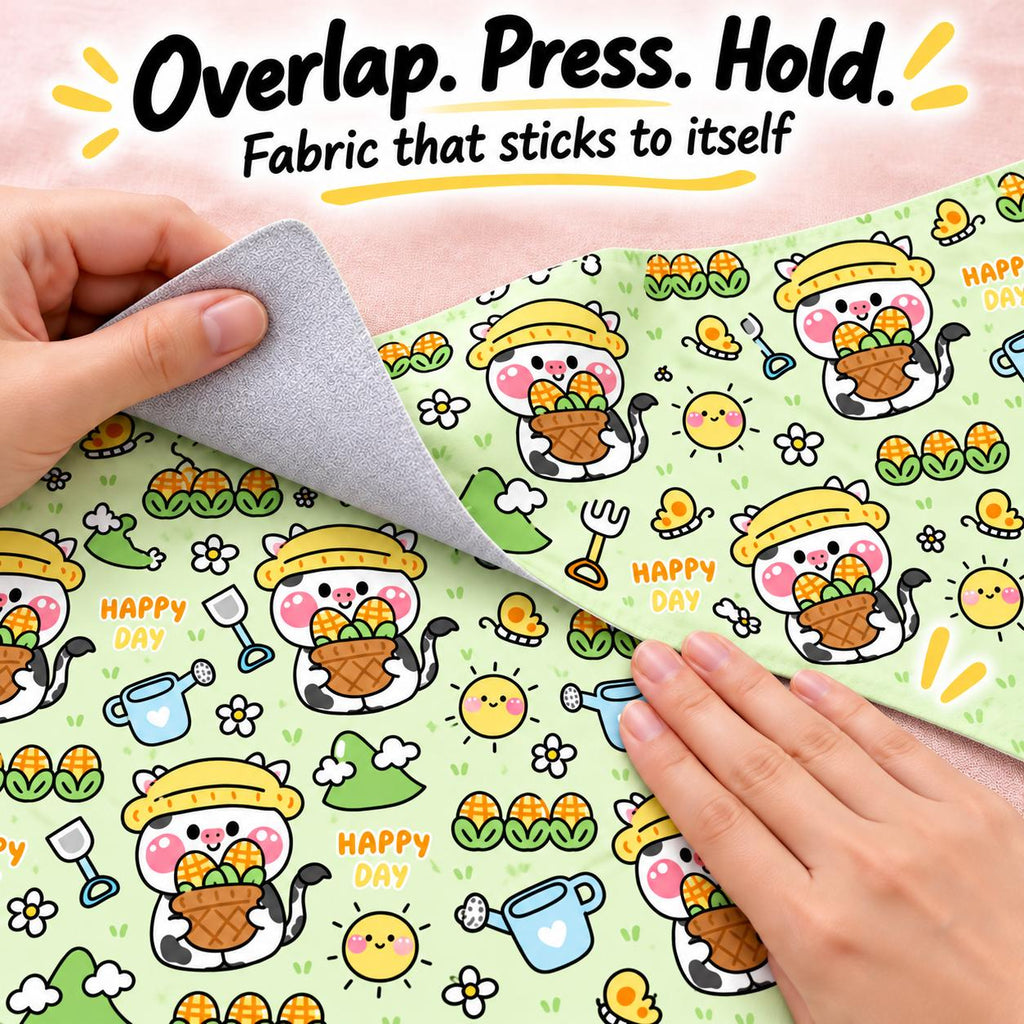 Cat Grooming Wrap – Self-Adhering Care Cloth 90 × 90cm