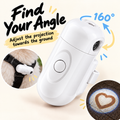 Rechargeable Pet Heart Projection Light – For Dogs & Cats