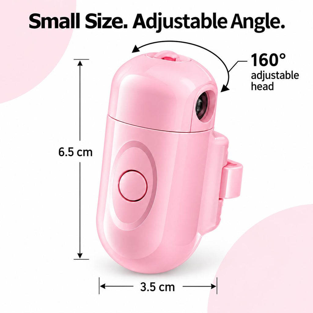 Rechargeable Pet Heart Projection Light – For Dogs & Cats