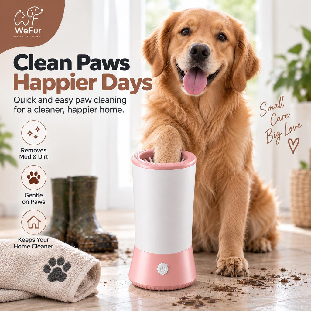 Electric Dog Paw Cleaner – Rechargeable Automatic Paw Washer