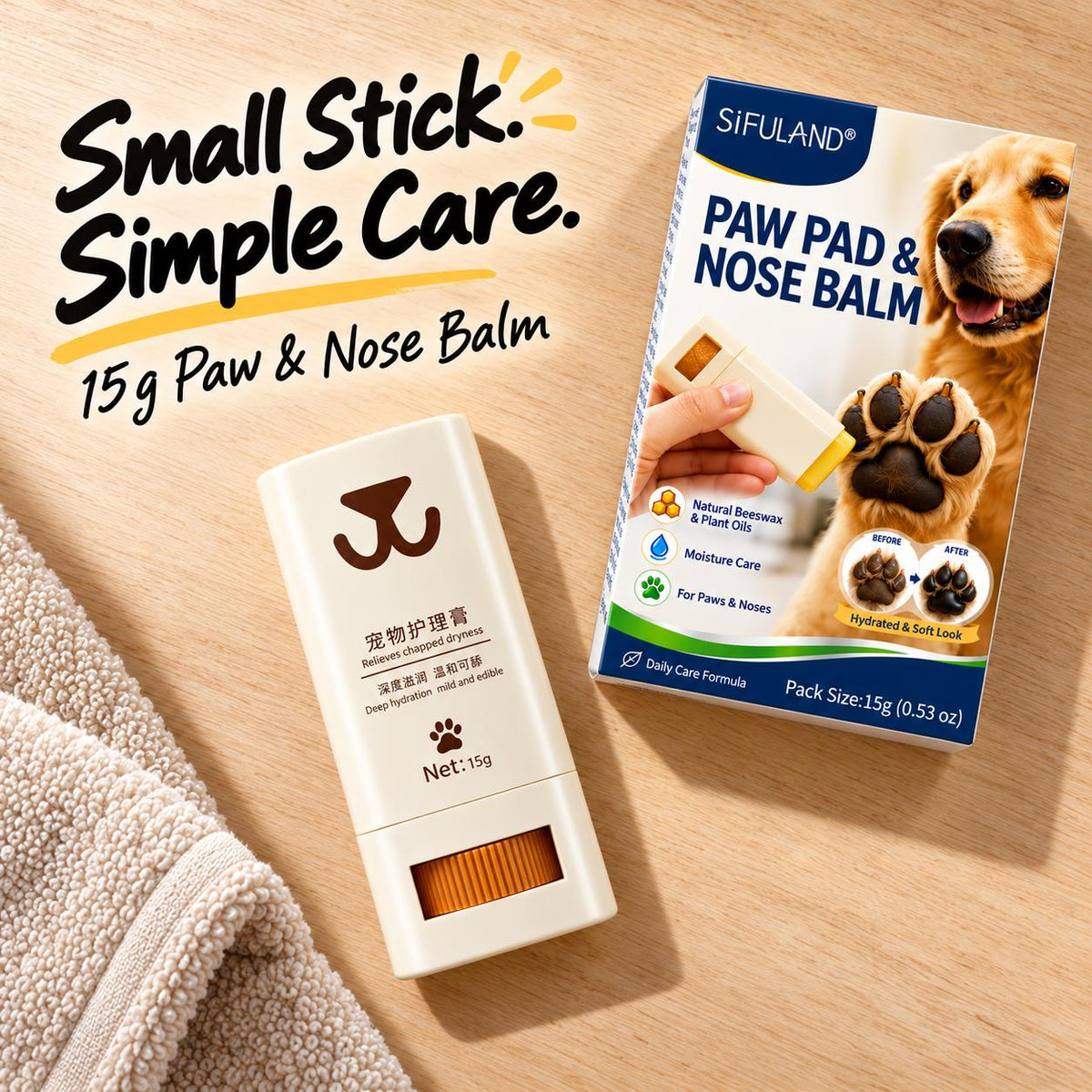 Paw & Nose Balm Stick – For Dogs & Cats