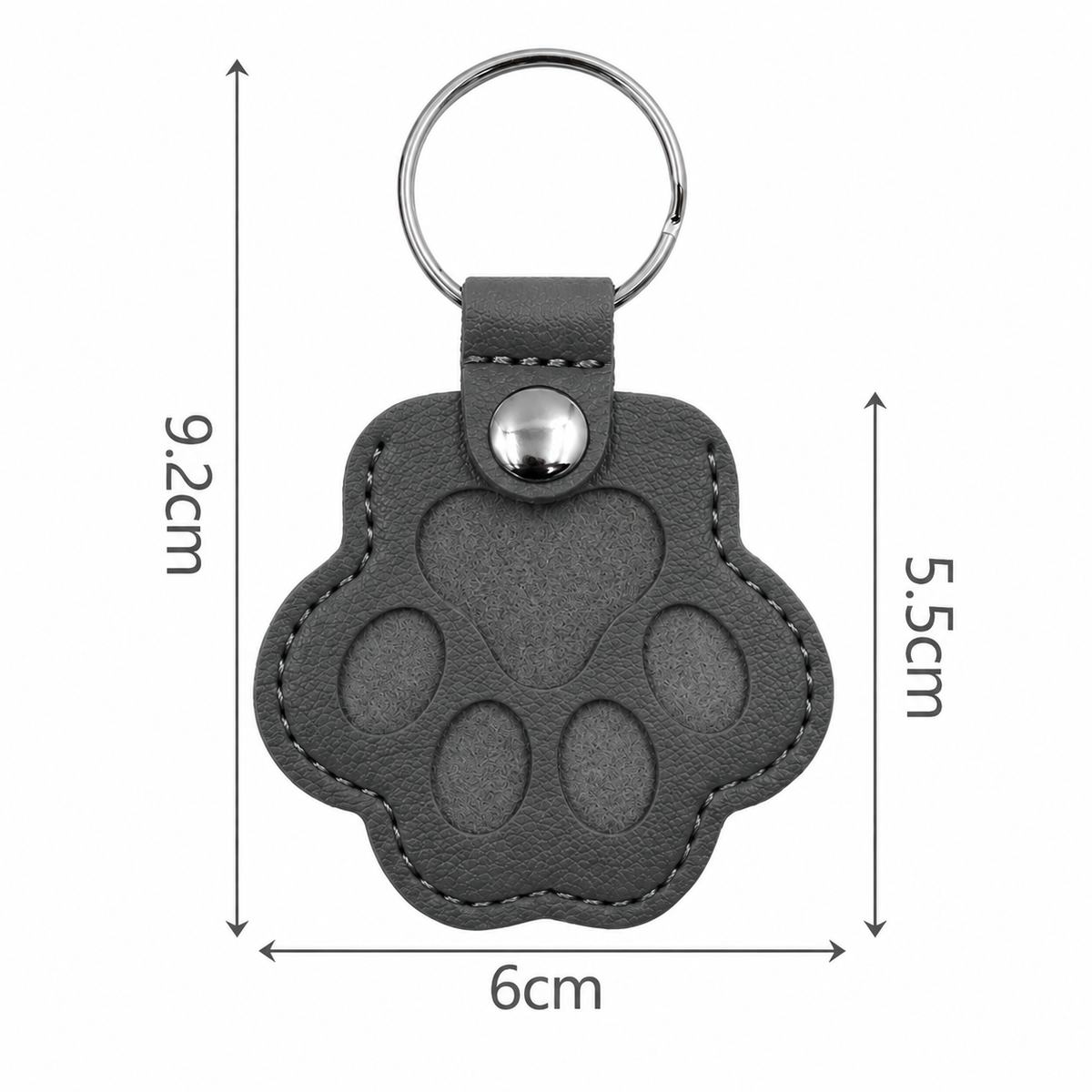 Pet Fur Keepsake Keyring – Paw-Shaped Memory Holder