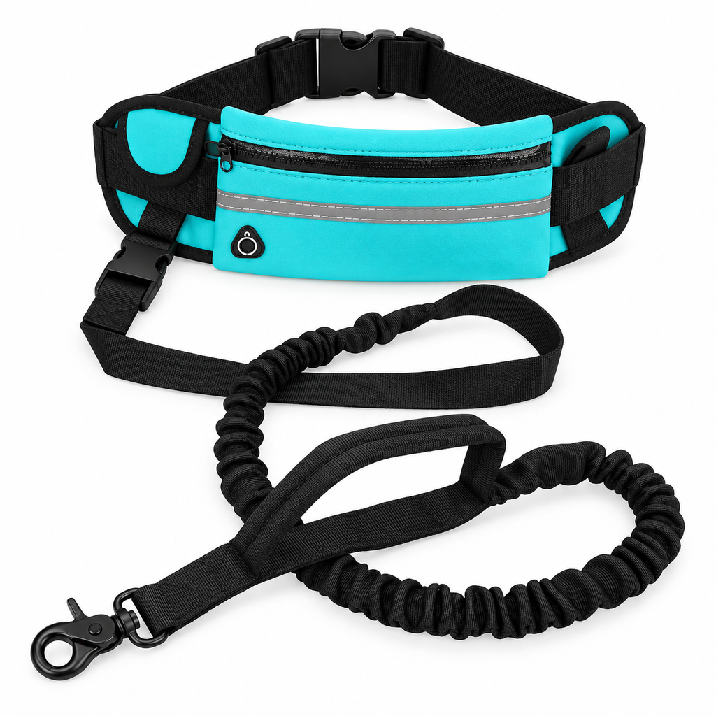 2-in-1 Hands-Free Dog Running Lead & Waist Pack
