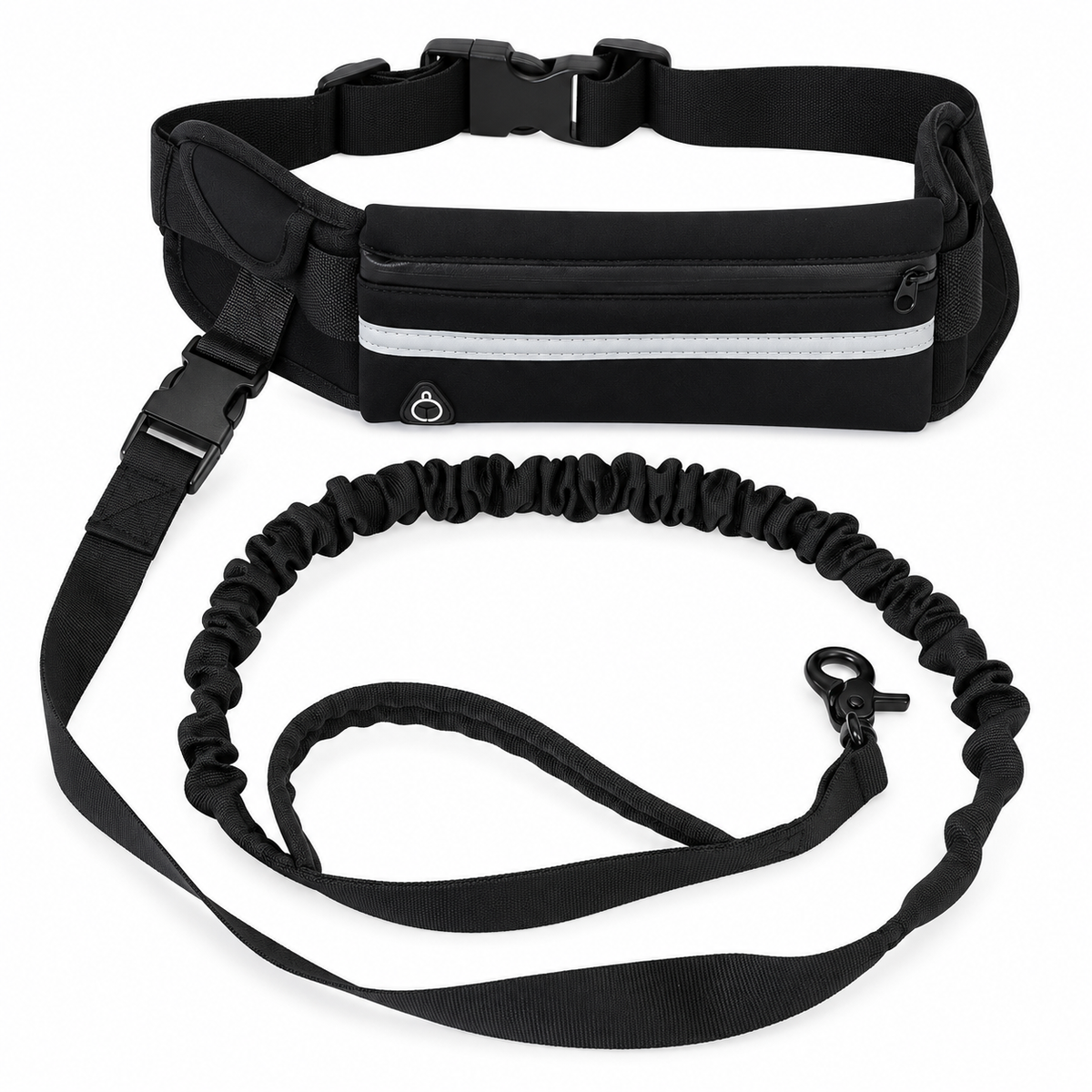 2-in-1 Hands-Free Dog Running Lead & Waist Pack