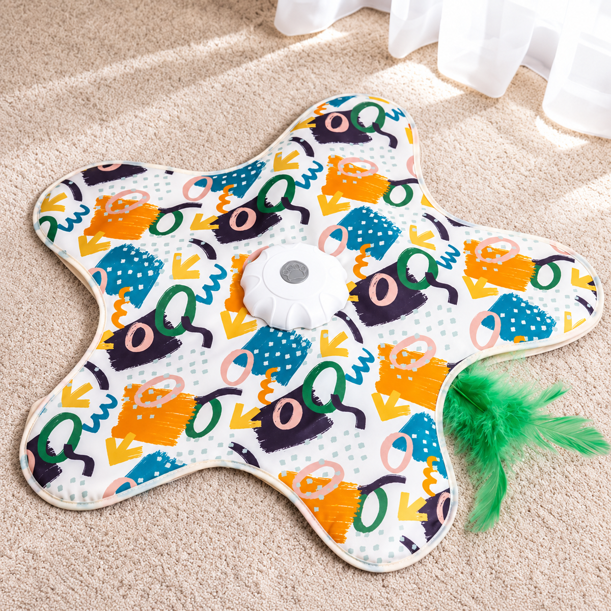 Automatic Interactive Cat Toy – Rechargeable Hide-and-Seek Toy