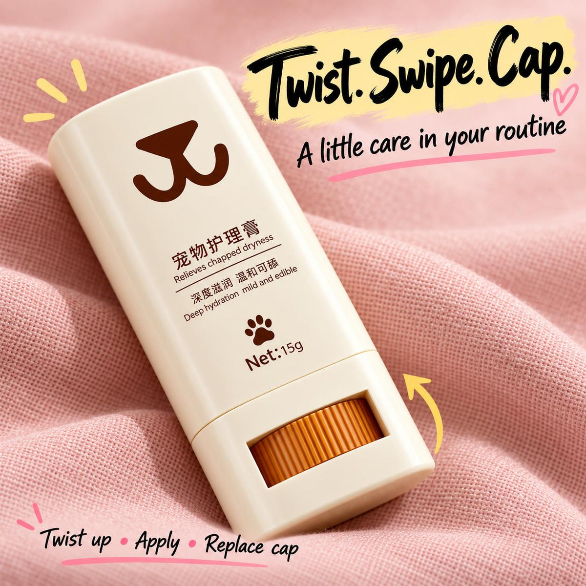 Paw & Nose Balm Stick – For Dogs & Cats