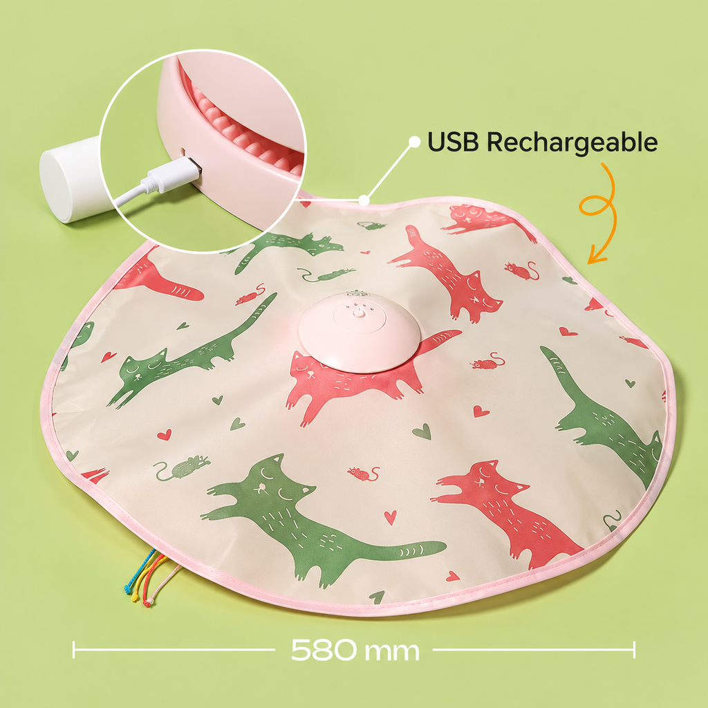 Automatic Interactive Cat Toy – Rechargeable Hide-and-Seek Toy