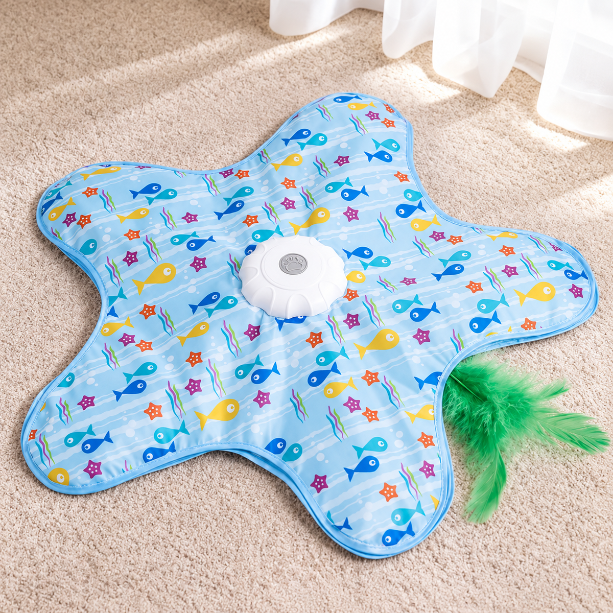 Automatic Interactive Cat Toy – Rechargeable Hide-and-Seek Toy