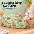 Cat Grooming Wrap – Self-Adhering Care Cloth 90 × 90cm