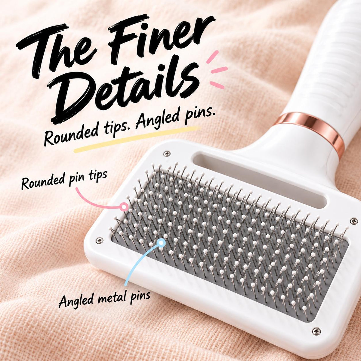 2-in-1 Pet Hair Dryer & Grooming Brush – 300W Low-Noise